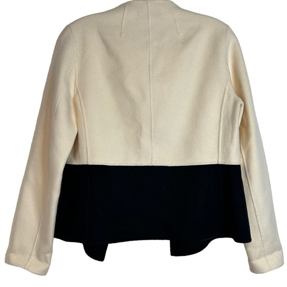 Talbot Black and Ivory Short Wool Jacket Size 2 XS/S - Picture 2 of 11